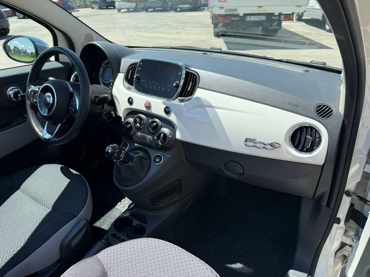 FIAT 500C 1.2 69CV MIRROR 2017 usata — foto 12